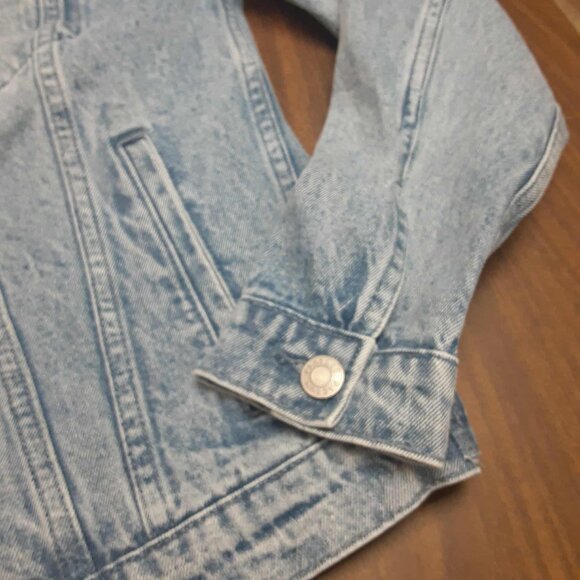 PacSun by Playboy Jacket Blue Denim Long Sleeve Button Up Men's Small Unisex - Picture 5 of 15